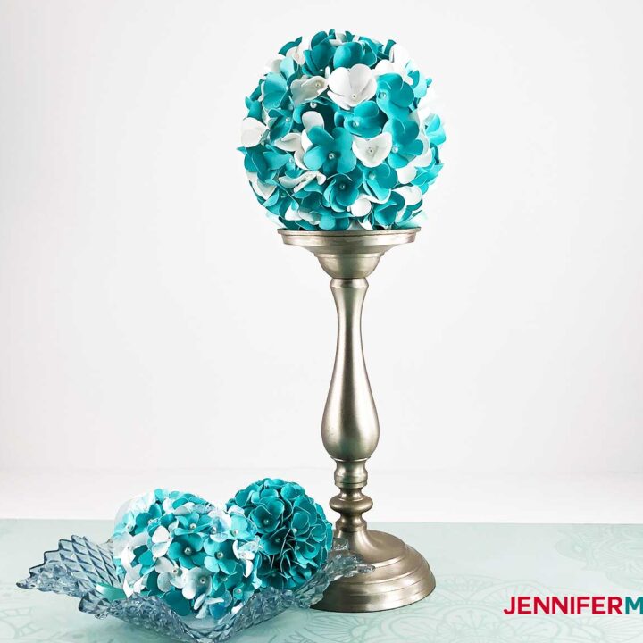 DIY How to Make a Paper Hydrangea - Jennifer Maker