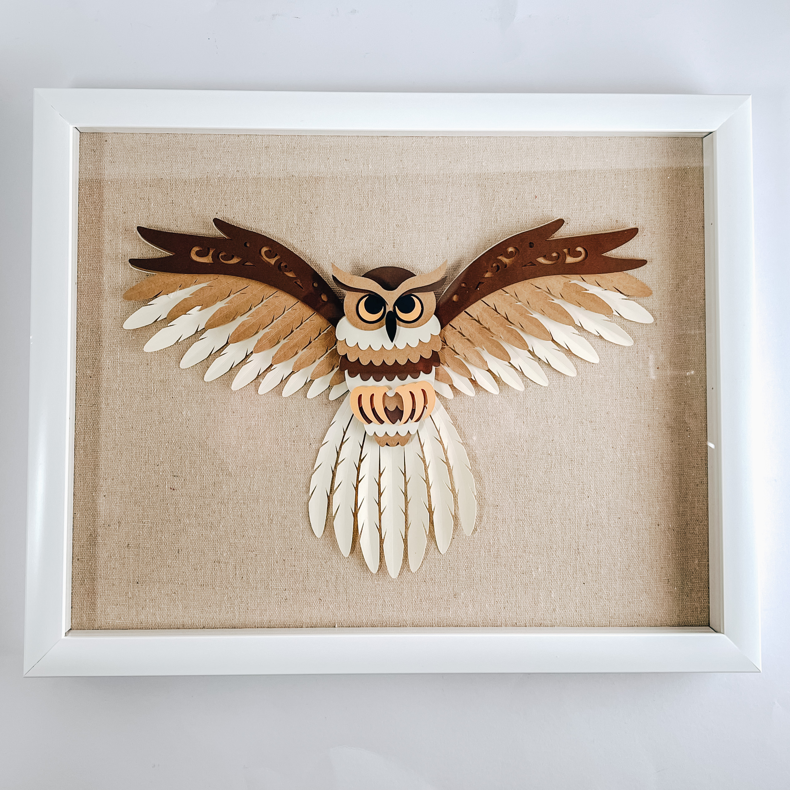 3D Layered Owl Design