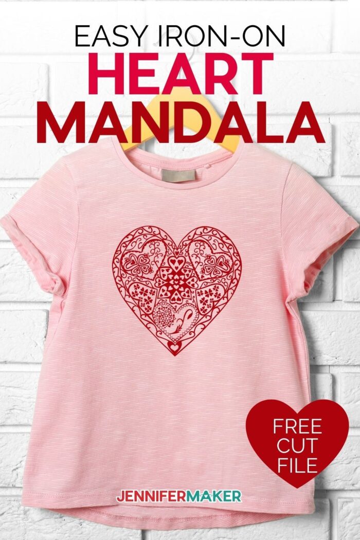 Download Heart Mandala Svg Make A Glitter Vinyl T Shirt Jennifer Maker