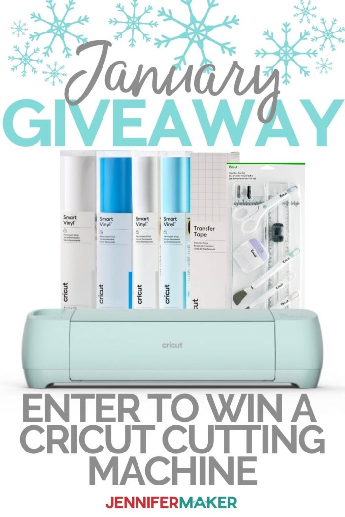 Enter by January 25, 2022 to win a Cricut Explore 3 bundle. See official rules for details. #Cricut