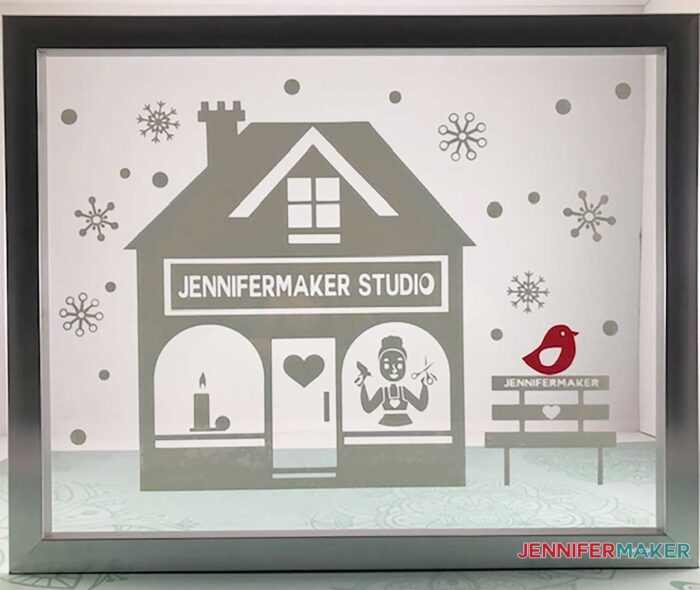Birdhouse Window Clings Brighten Your Winter - Jennifer Maker