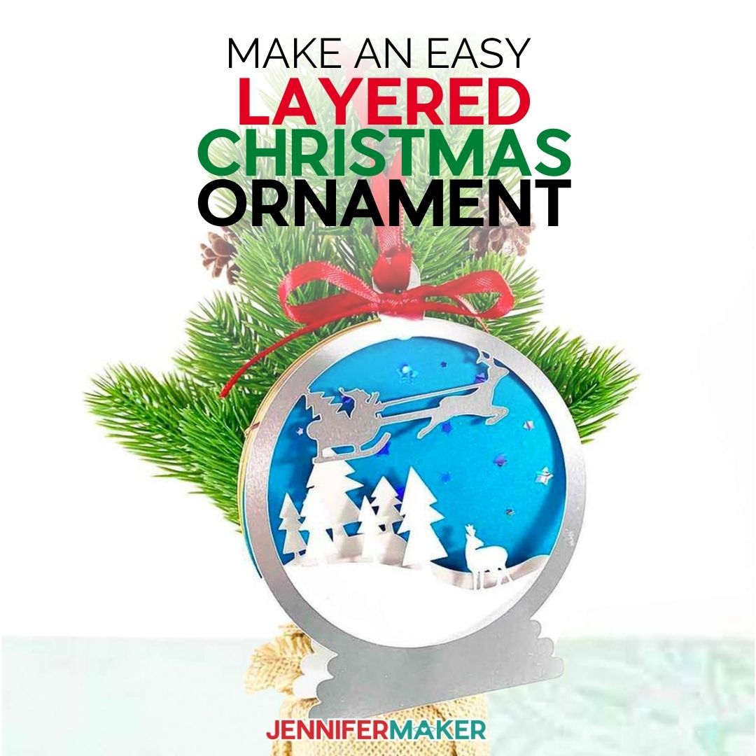Paper Christmas Ornaments – A 3D Layered, Light-Up Design!