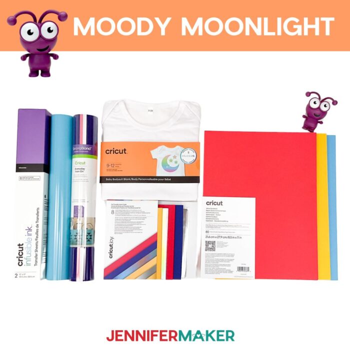 Cricut Mystery Box Moody Moonlight contents