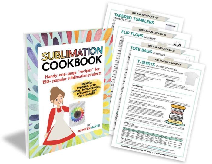 Sublimation Cookbook: Handy One-Page Recipes for Over 150