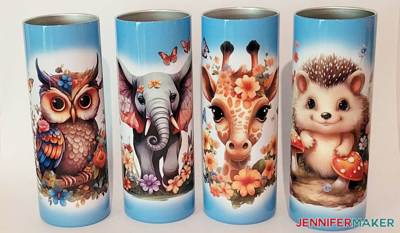 The tumblers are ready to gift or use.