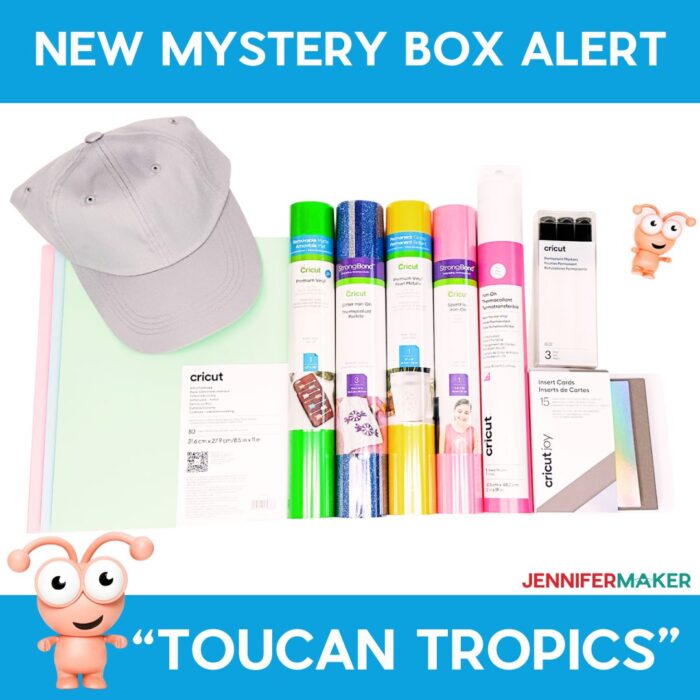 Cricut Mystery Box Toucan Tropics Items