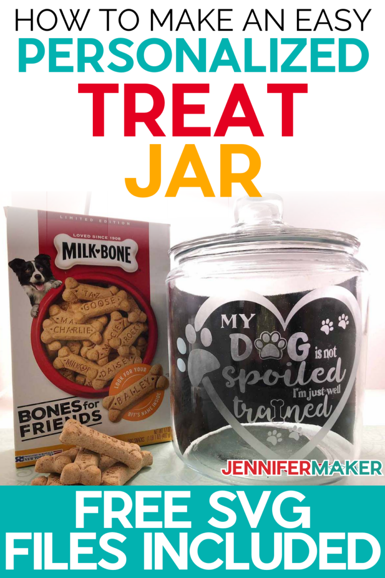 Glass Etching Stencils for Cookie & Treat Jars - Jennifer ...