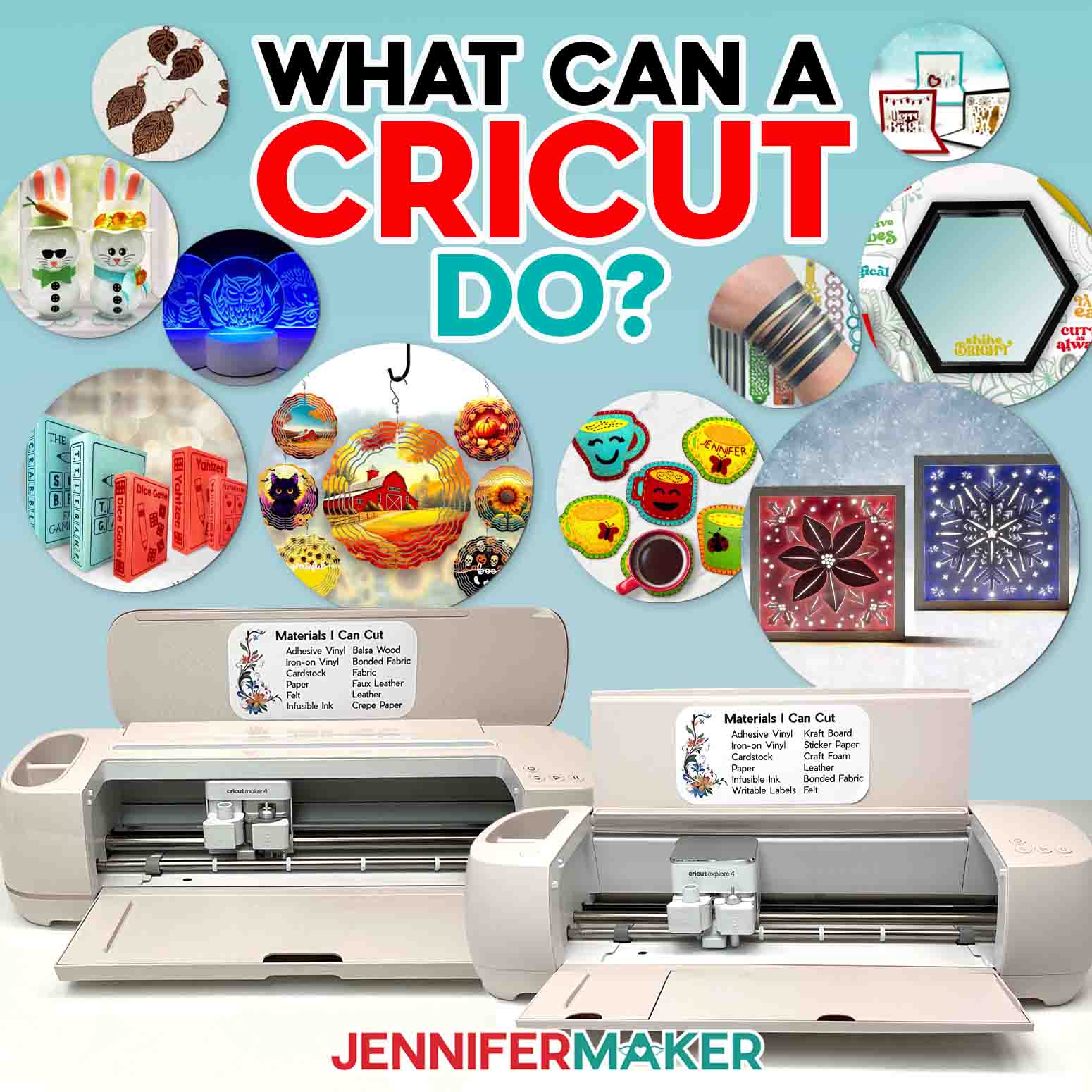 What Can A Cricut Do? 21 Fun Projects + Machine Labels!
