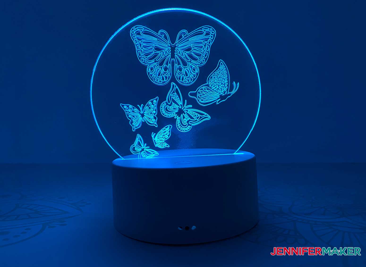 Cricut Engraving: Make Your Own Engraved Acrylic Nightlight