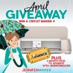Cricut Giveaway: Enter to win a Cricut cutting machine. Contest ends on the last day of the month. Open to US and some Canadian residents only. See official rules for details. #cricut #cricutmaker