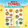 How to Make a Full Color Sublimation Beach Towel