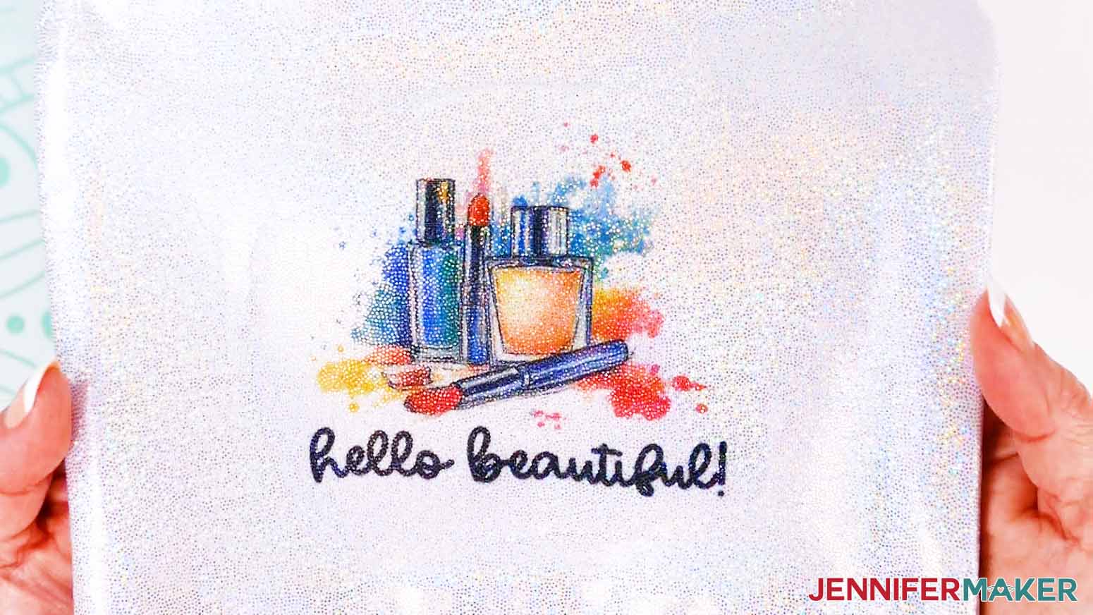 Pouch hello beautiful design complete.