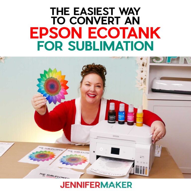 Best Budget Sublimation Printer: The Epson EcoTank