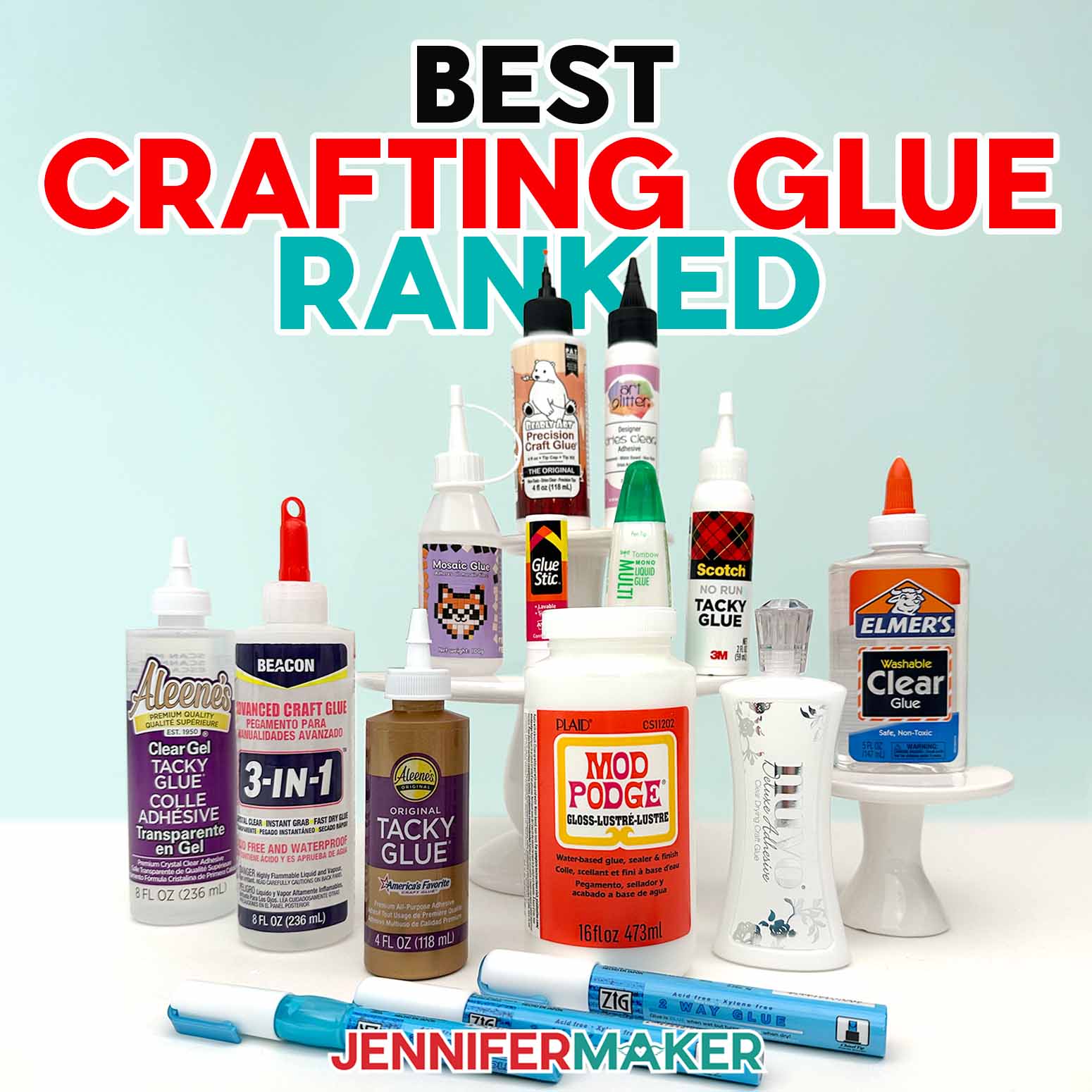 16 of the Best Craft Glues on display
