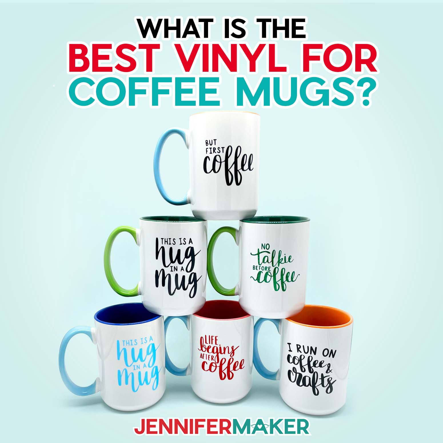 Guide to the BEST Cricut Vinyl for Coffee Mugs!
