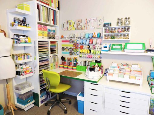 Craft Room Ideas, Organization and Storage {Ikea Craft Room