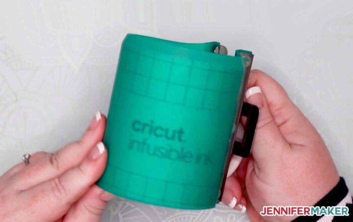 Silicone wrap and Infusible Ink to create a sublimation mug at home