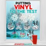 Vinyl Tests for Suncatchers