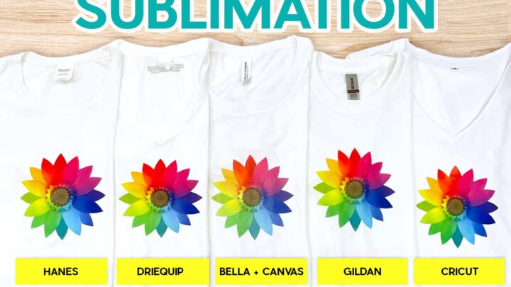 SUBLIMATION WITH CRICUTA T-SHIRT PROJECT 
