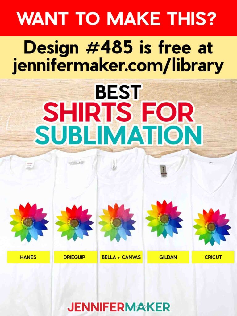 What Are the Best Shirts for Sublimation Printing? - Jennifer Maker