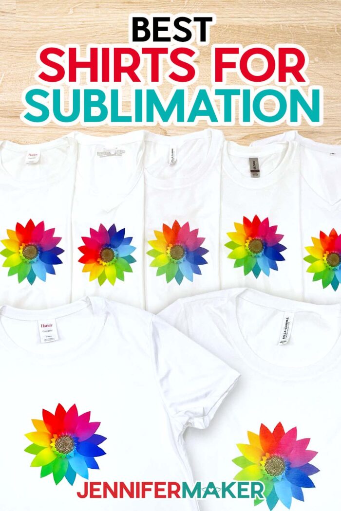 What Are the Best Shirts for Sublimation Printing? - Jennifer Maker