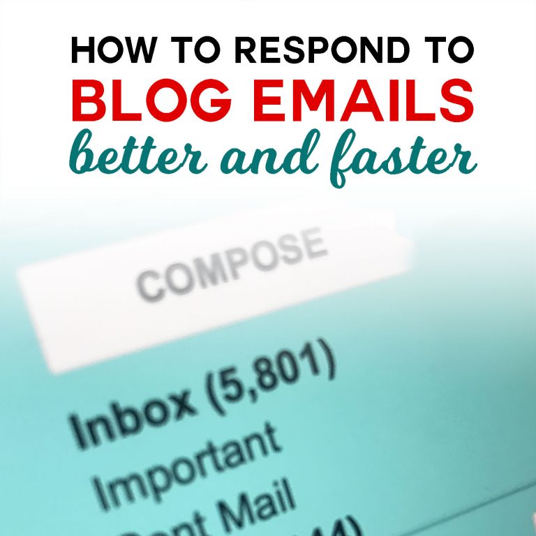 How to Respond to Blog Emails Faster and Better