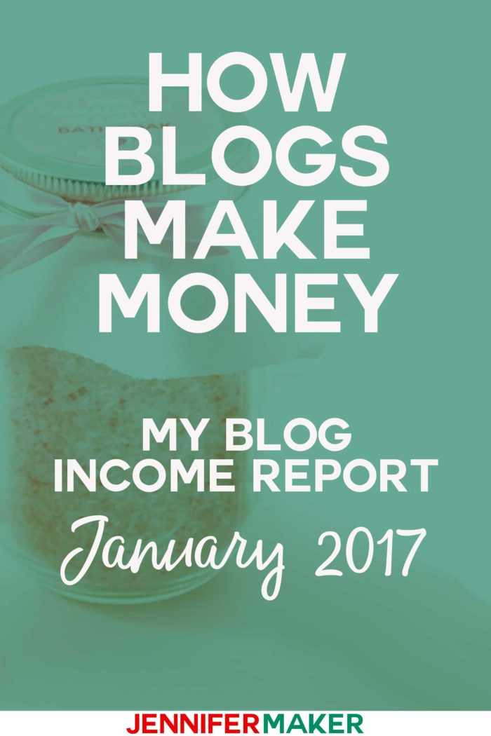 How Do Blogs Make Money: Income Reports Tell The Story of Blogging Revenue (January 2017) #incomereports #blogging