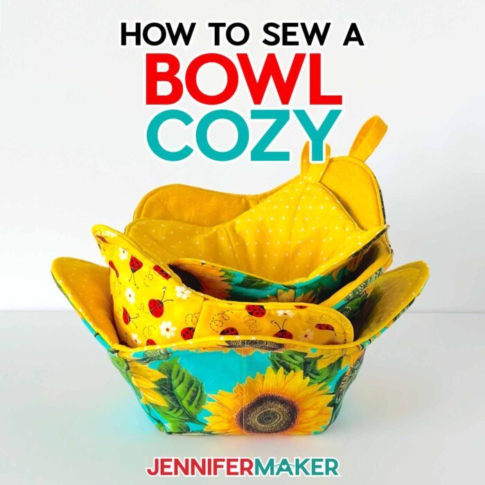 How To Make A DIY Bowl Cozy Pattern And Tutorial Jennifer Maker