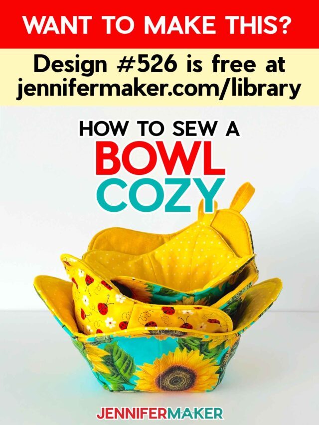 How To Make A DIY Bowl Cozy: Pattern And Tutorial - Jennifer Maker