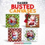 Merry Maker Mingle Day 1: Easier Busted Canvas