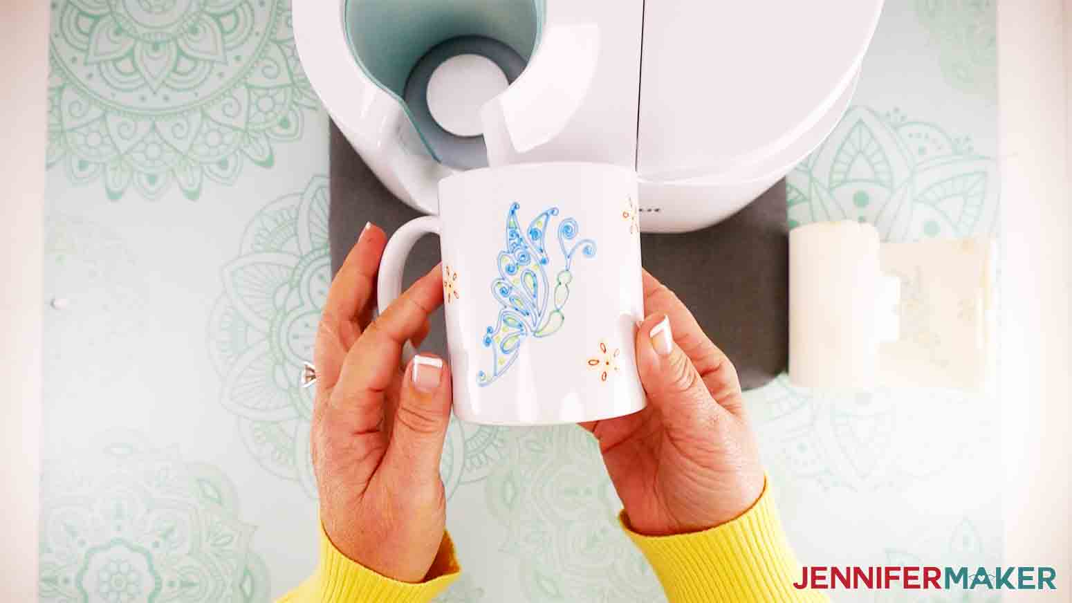 Infusible Ink Pen Mugs with the Cricut Mug Press - Jennifer Maker