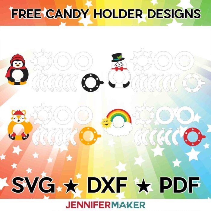 Free candy holder design JenniferMaker