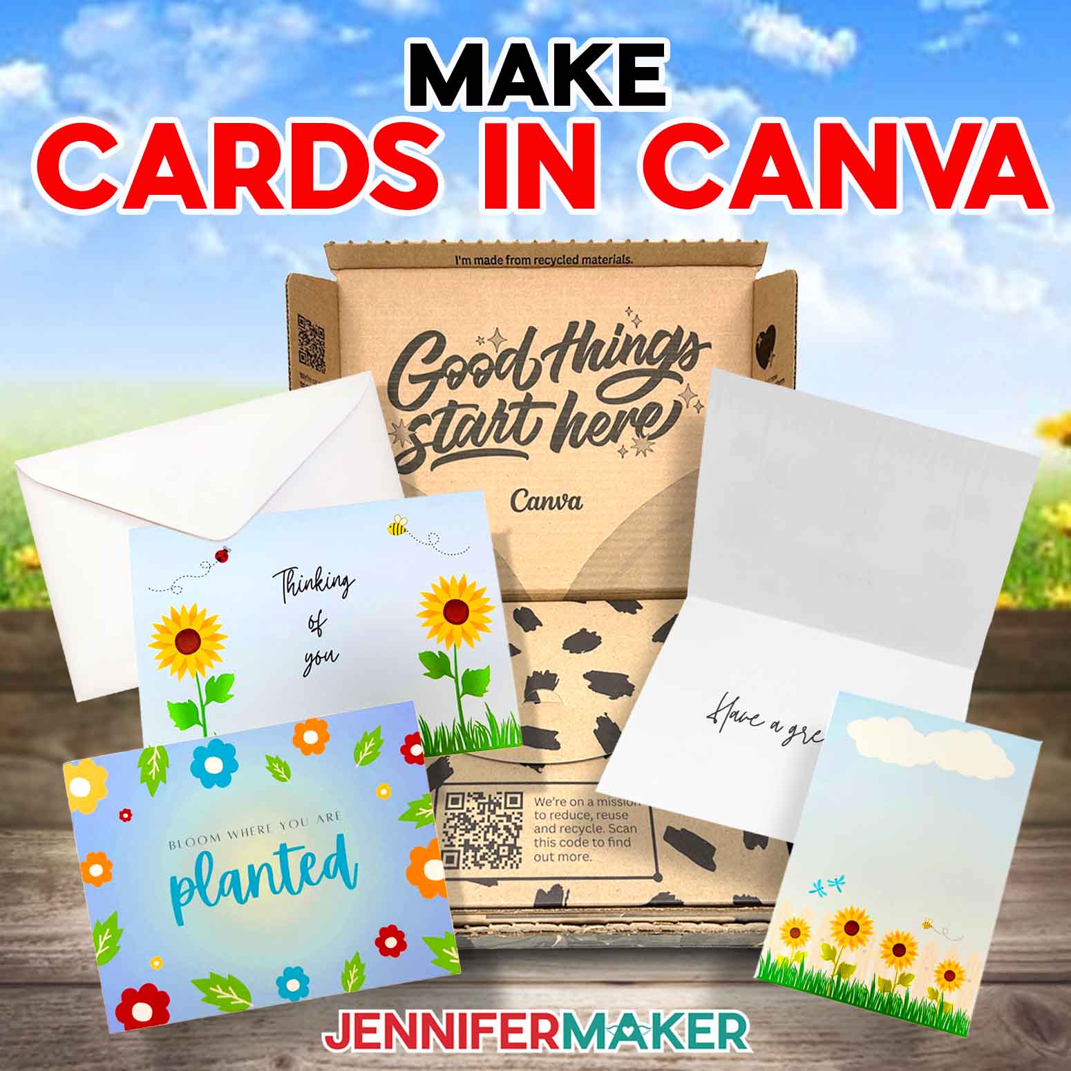 How to Make Cards in Canva Using Free Templates