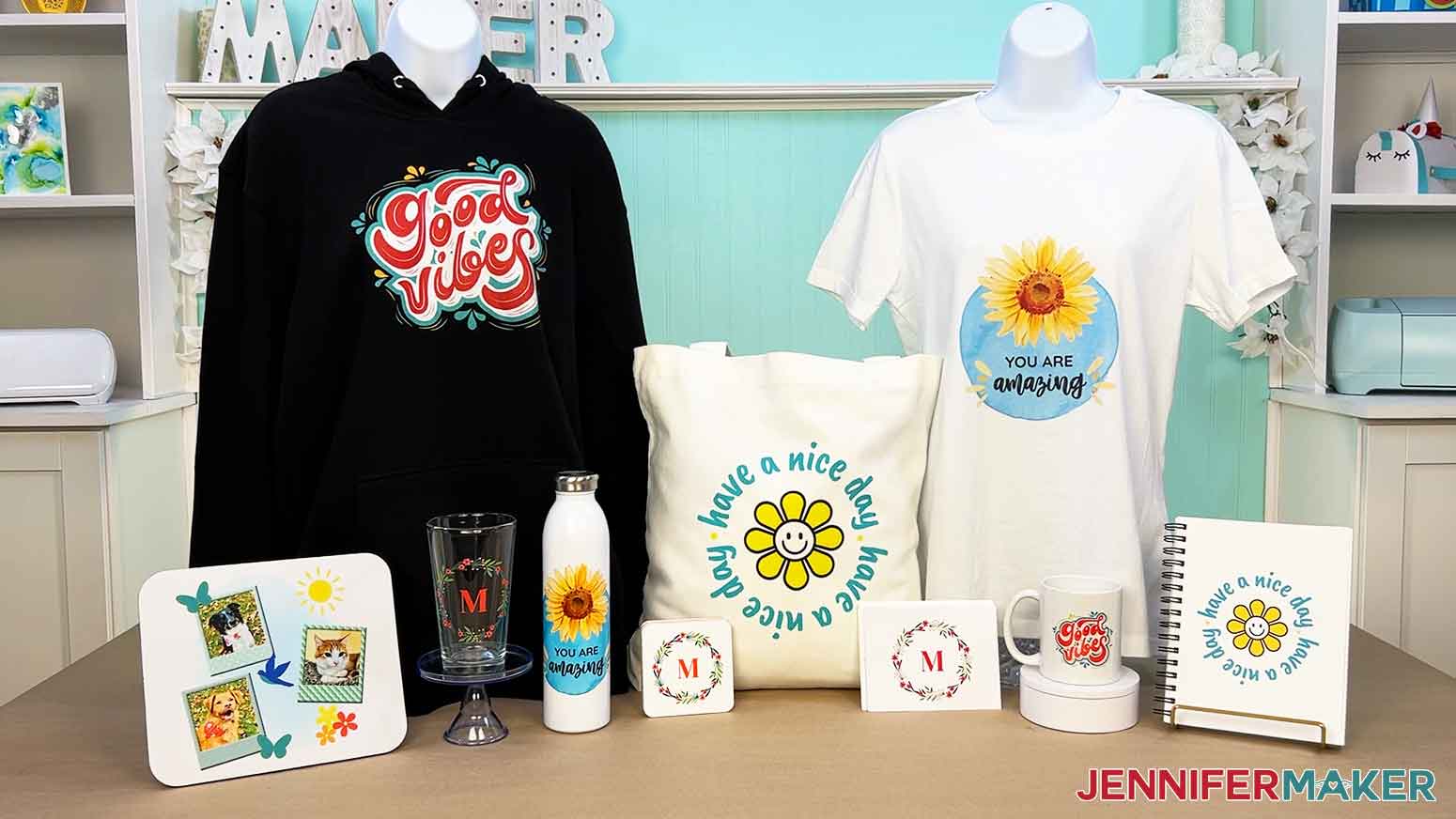 All of the Canva gift items displayed.