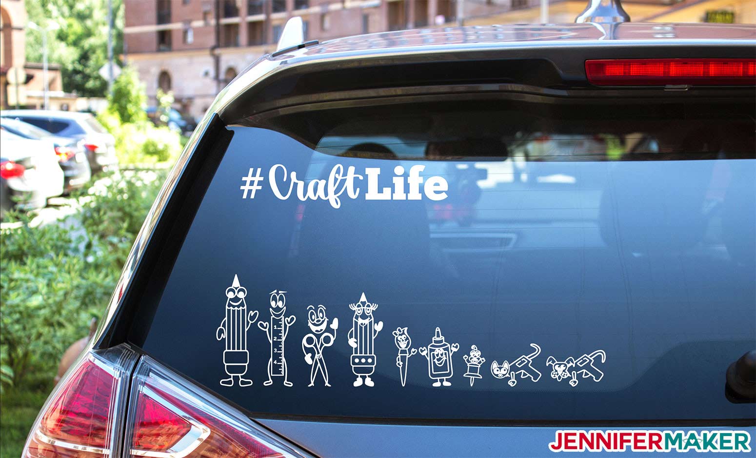 Vinyl Car Decals Quick and Easy to Make Your Own! Jennifer Maker