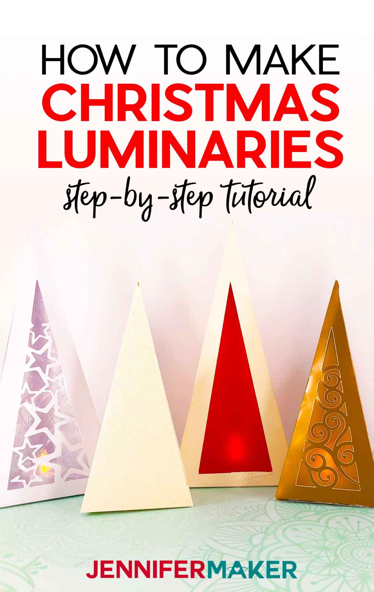 Download Christmas Luminaries - 3D Tree SVG Design - Jennifer Maker