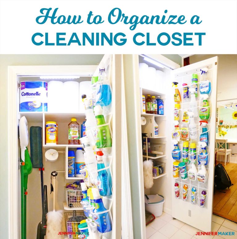 Cleaning Closet Organization and Tips