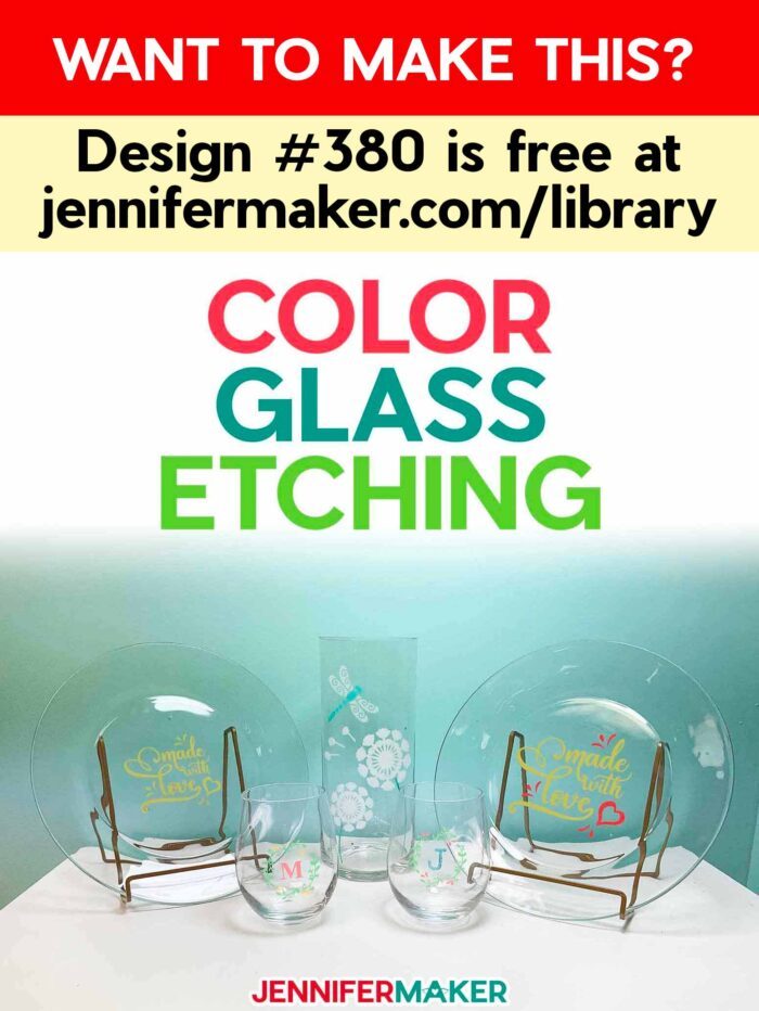 How to Add Color to Etched Glass - So Fontsy