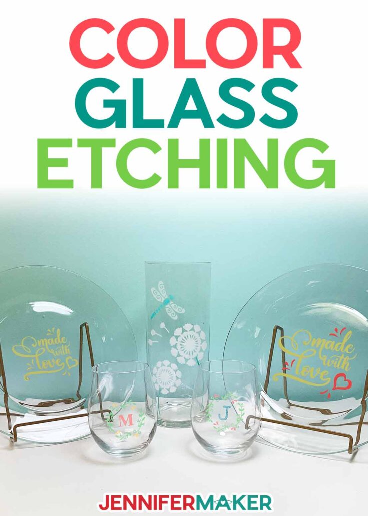Etching Colored Glass -  - Glass Etching Supplies Superstore
