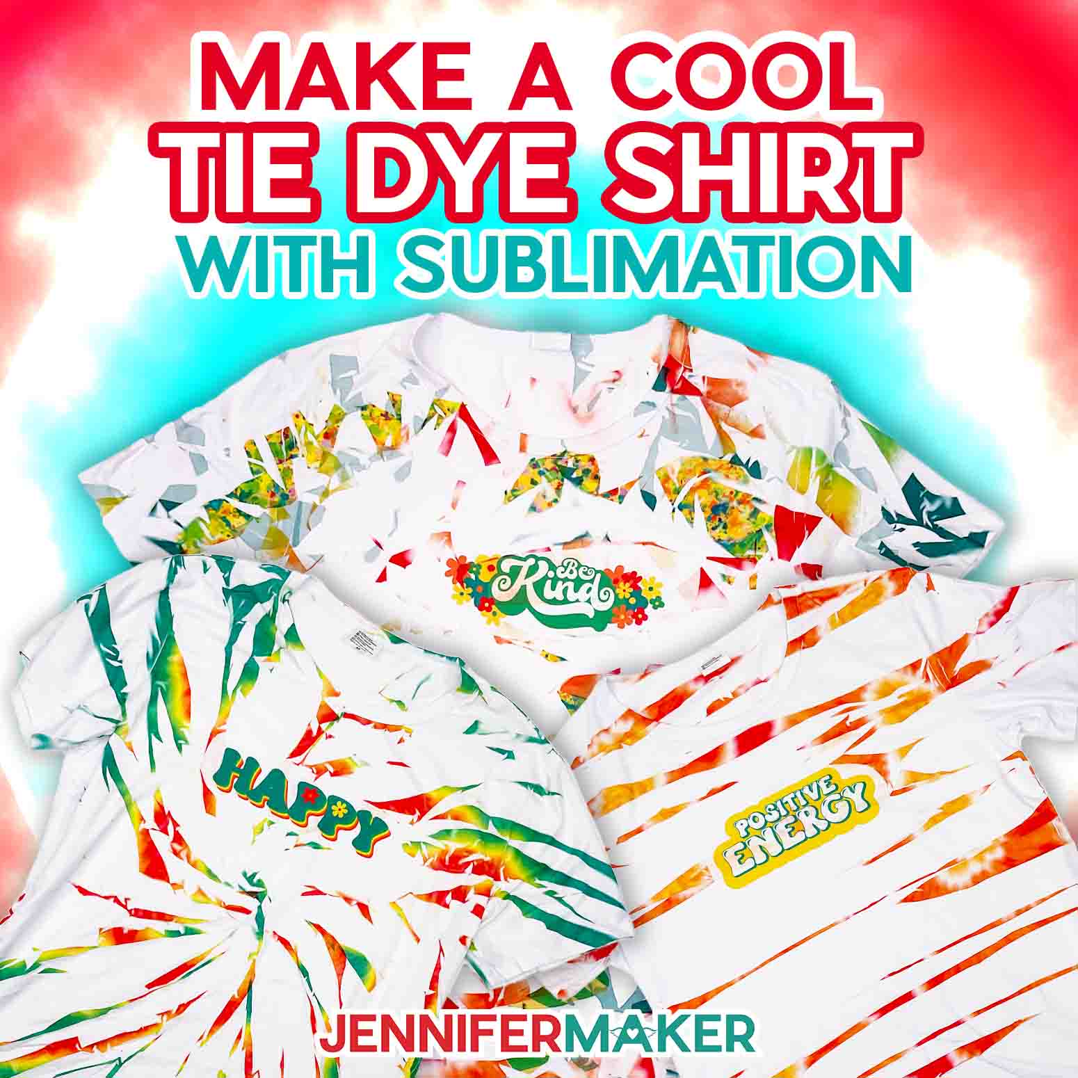 Fresh Powder tie dyed t-shirt