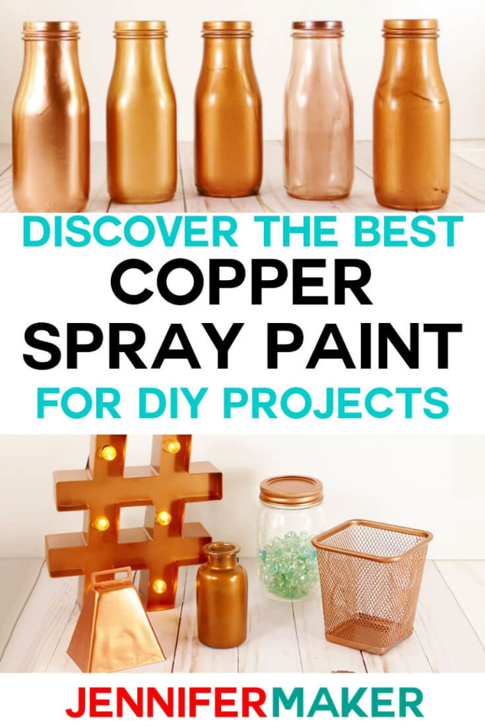 Copper Spray paint can update practically anything to make it look more trendy. I have compared different copper spray paints to find the best one for DIY home projects.  #diy #craftprojects #homedecor #diyhomedecor