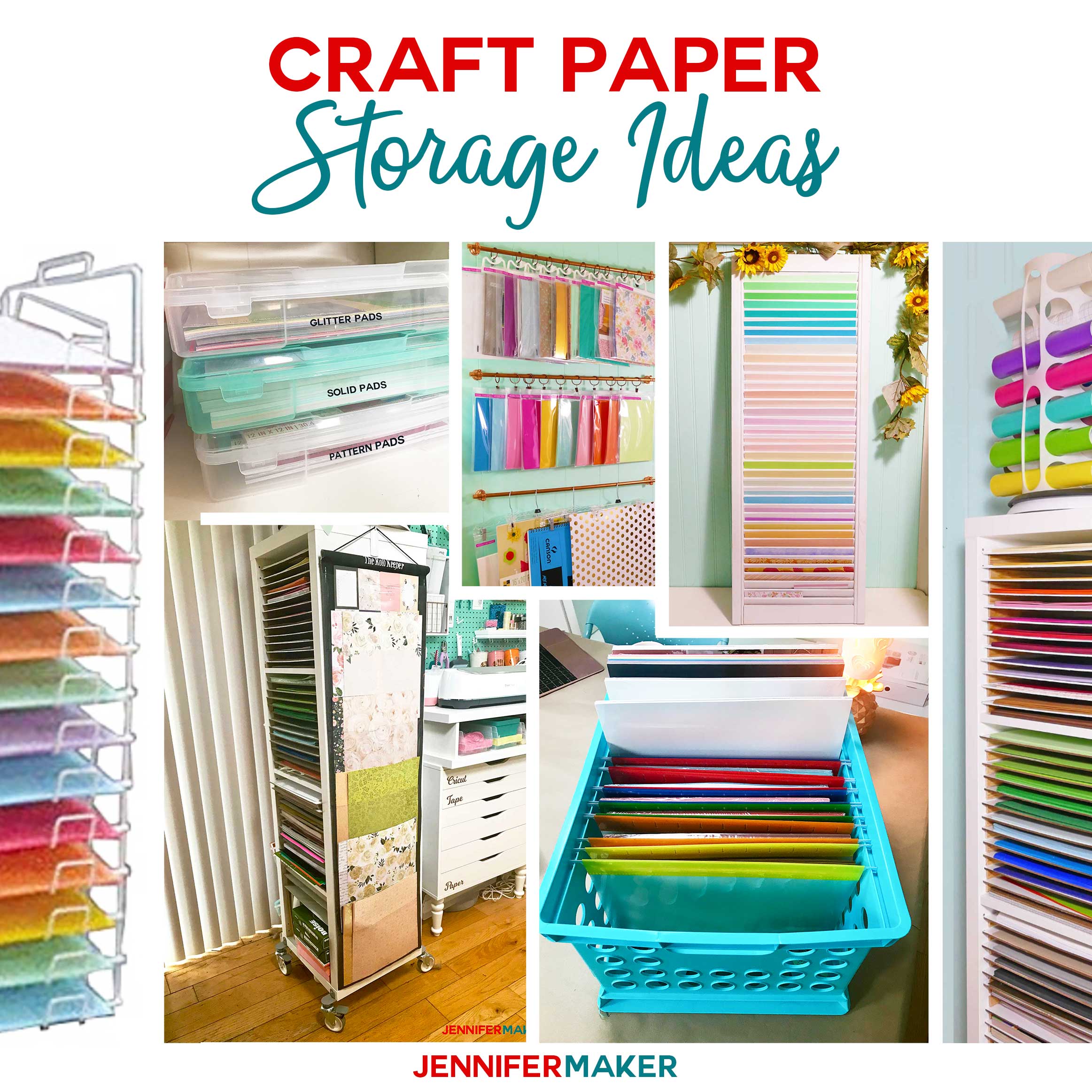 Craft Paper Storage Ideas The Best Organization Solutions Jennifer Maker