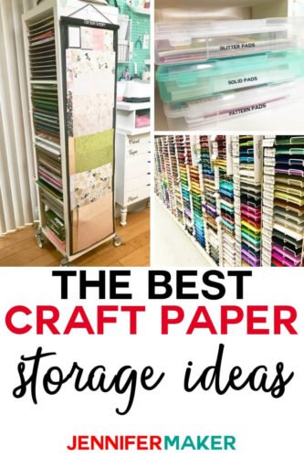 Craft Paper Storage Ideas The Best Organization Solutions Jennifer Maker 