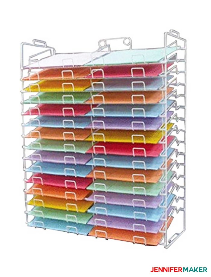 12x12-scrapbook-paper-storage-organizer-wheels - Jennifer Maker