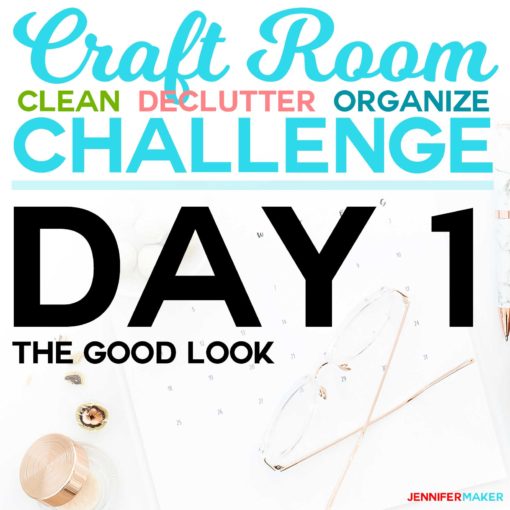 Craft Room Organization Challenge Day 1