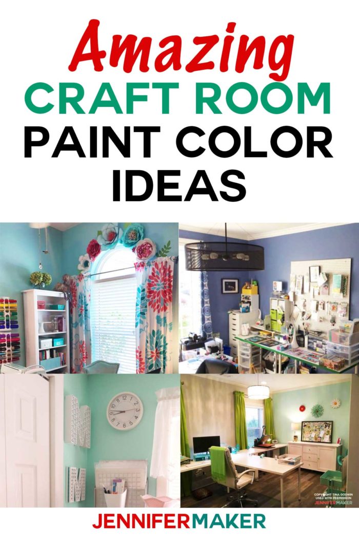 Craft Room Paint Color Ideas #colors #craftroom #paint