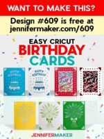 Cricut Birthday Cards: Easy New Designs that POP! - Jennifer Maker