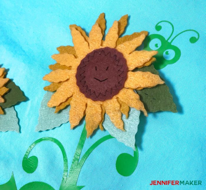 Download Easy Felt Sunflowers And My Cricut Dress Jennifer Maker