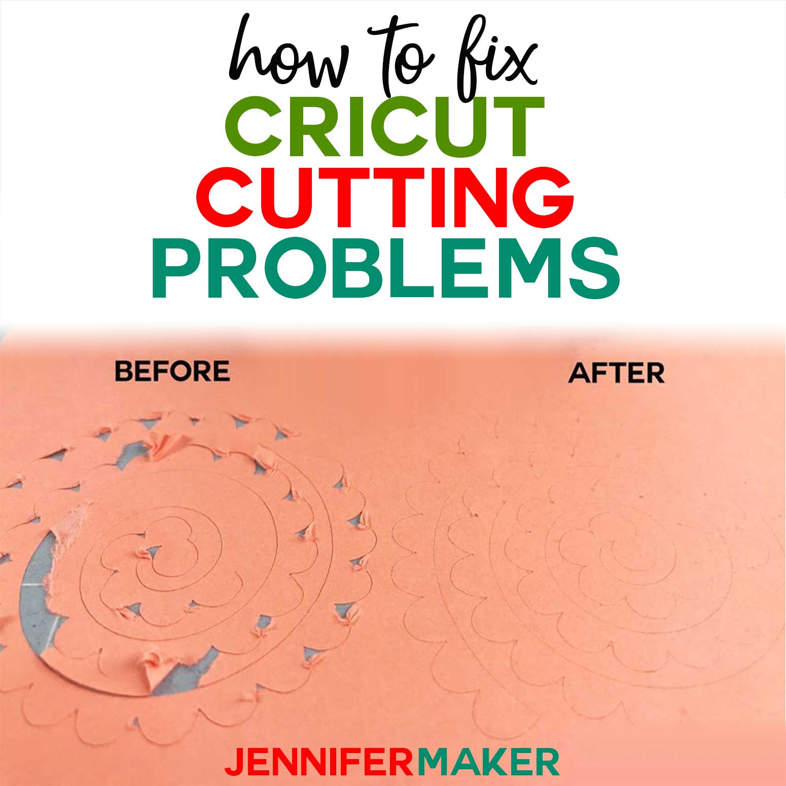 Download Cricut Cutting Problems Tips For Cleaner Cuts Jennifer Maker