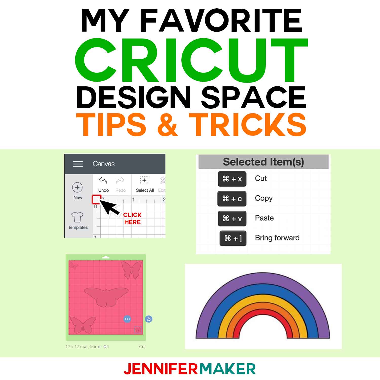 Cricut Design Space Tutorials, Tips & Tricks - Jennifer Maker